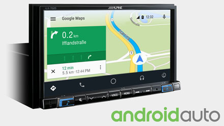 Online Navigation with Android Auto - iLX-702D