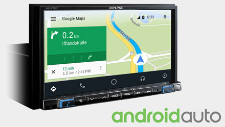 Online Navigation with Android Auto - INE-W710D