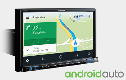 Online Navigation with Android Auto - X802DC-U
