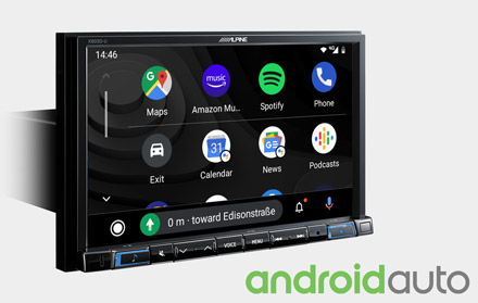 Android Auto ile çalışır - X803D-U