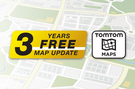 TomTom Maps with 3 Years Free-of-charge updates - INE-F904S907